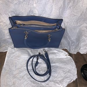 Charming Charlie's blue leather purse